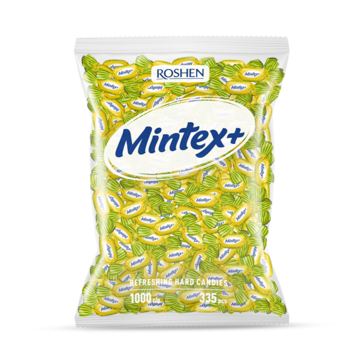 Bomboane Umplute cu Lamaie si Menta Mintex Roshen 1kg