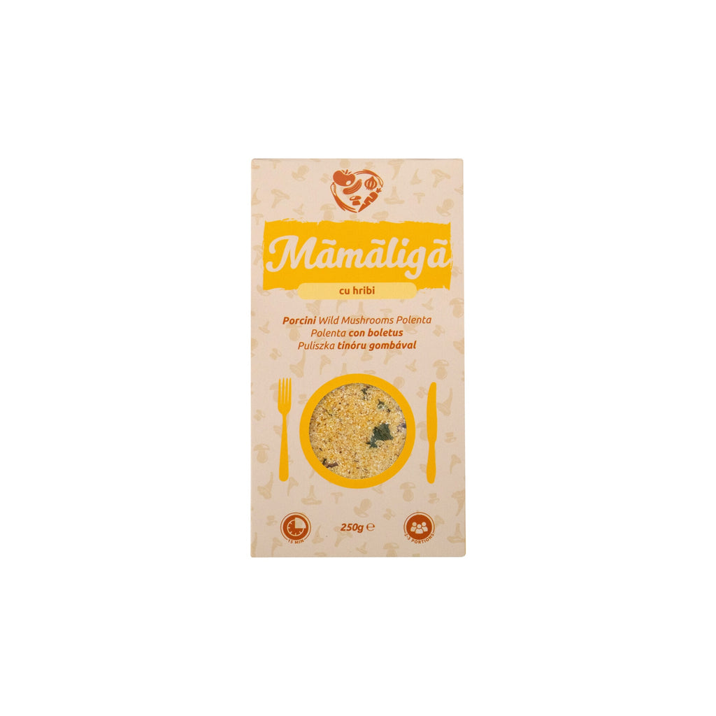 Mamaliga cu Hribi, 100% natural, fara conservanti, fara coloranti sau arome artificiale, 250gr