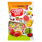 Mix Bomboane Gumate cu Umplutura de Fructe Roshen Crazy Bee Fruity, 1Kg