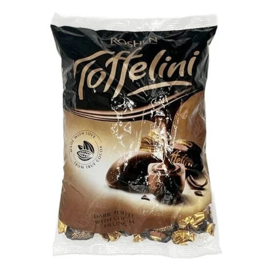 Tofelliniz, caramele cu umplutura ciocolata neagra, Roshen 1kg
